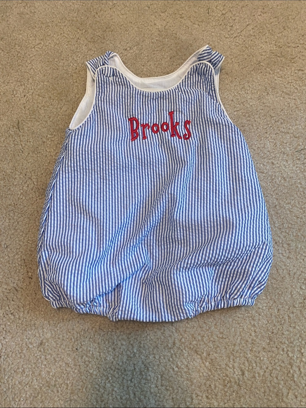 Lil Cactus bubble romper “Brooks” 12-18 mons